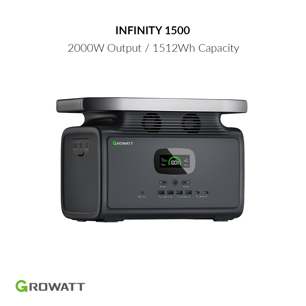 Growatt Infinity 1500 Portable Power Station Self2solar