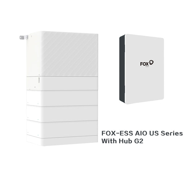 Fox ESS PowerQ AIO 11.4-EQL3 All-in-One Home Energy Storage System (With Fox Hub G2) | 11.4kW Output with 12kWh capacity |  Split-Phase Hybrid | AC Couple and DC Couple | Certificated UL9540 CEC Listed