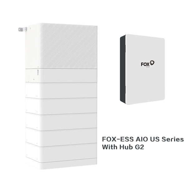 Fox ESS PowerQ 11.4-EQL5 All-in-One Home Energy Storage System (With Fox Hub G2) | 11.4kW Output with 20kWh capacity |  Split-Phase Hybrid | AC Couple and DC Couple | Certificated UL9540 & CEC Listed