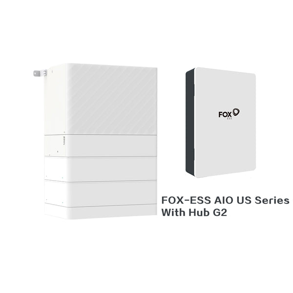 Fox ESS PowerQ AIO 11.4-EQL2 All-in-One Home Energy Storage System (With Fox Hub G2) | 11.4kW Split-phase Output with 8kWh capacity |  Split-Phase Hybrid | AC Couple and DC Couple | Certificated UL9540 CEC Listed