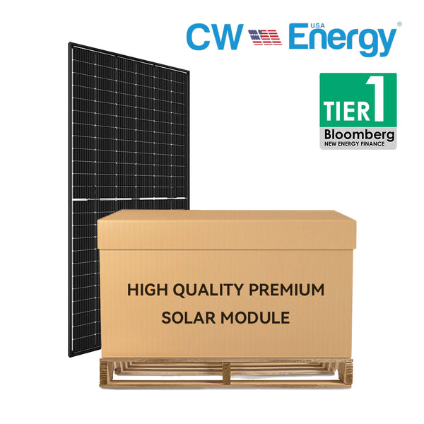 16.90kW Pallet - CW Enerji 545W Bifacial Solar Panels | Perc Monocrystalline｜CWT545-144PMB10 | Full Pallet ( 31 Panels ) 16.90kW Total