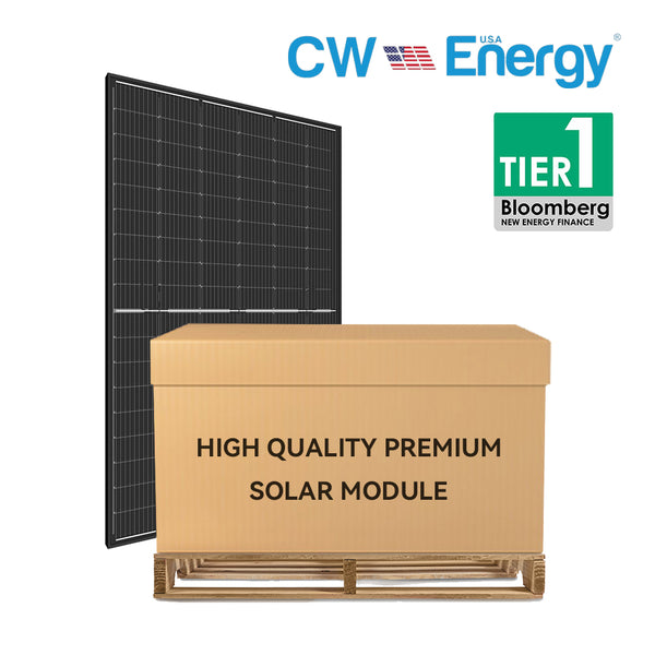 12.71kW Pallet - CW Enerji 410W Half-Cut Multi Busbar Solar Panels | Perc Monocrystalline｜CW410-108PM10 | Full Pallet ( 31  Panels ) 12.71kW Total