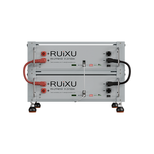 RUiXU Server Rack Battery | Daisy Chain | Bracket Rack | 10kWh, 15kWh, 20kWh | 51.2V | Compatible with All Leading Inverters | UL1973