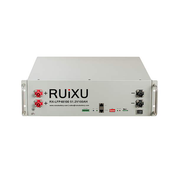 RUiXU RX-LFP48100 | 19" Rack Mounted 3U Module |5kWh | 51.2V | UL1973 Certified | UL9540 pending