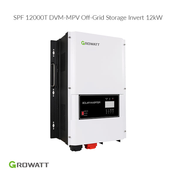 Growatt SPF 12000T 12.0kW Split Phase Off-Grid Storage Inverter  | DVM-US MPV | Compatible with Growatt AXE LV Battery