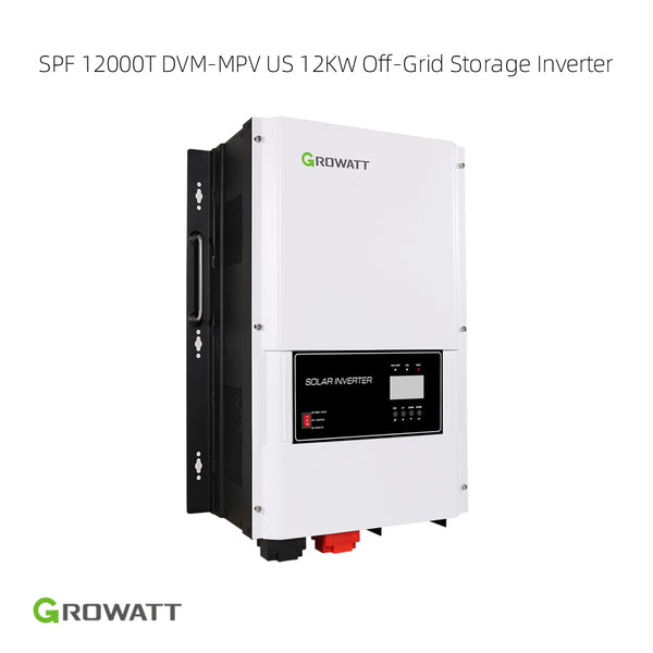 Growatt SPF 12000T 12.0kW Split-Phase Off-Grid Storage Inverter  | DVM-US MPV | Compatible with Growatt ALP LV Battery and other Third-party Battery