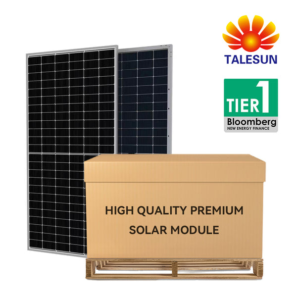TALESUN 16.9kW Pallet | BIPRO TD7G72M 545W Bifacial Dual Glass Half Cell Mono PERC Solar Panel | Tier 1 Brand | Full Pallet: 31 / Pallet ( 16.9kW )