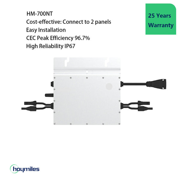 Hoymiles HM-700NT 2-in-1 Microinverter | Module Power 280-470W+ | Peak Output 700W
